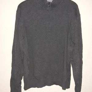Half Zip Pullover Gray Sweater Cutter & Buck
